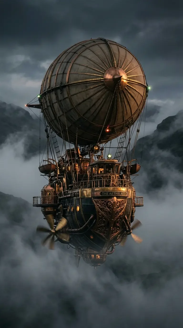 7 Ultra-Realistic AI Prompts for Steampunk Airships