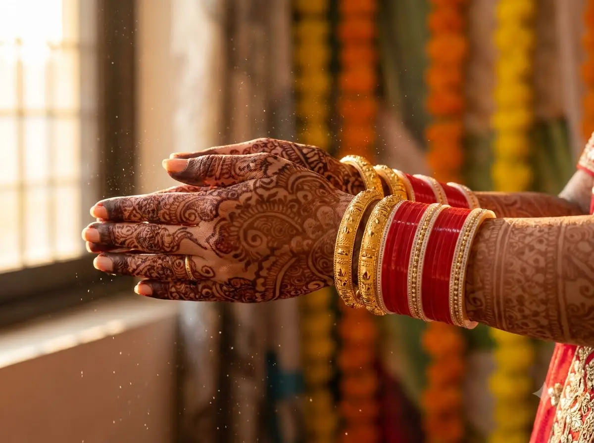 Golden Hour Royal Bridal Mehndi